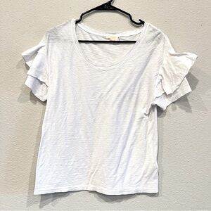 Nation LTD Ruffle Sleeve Top Size Small Boho